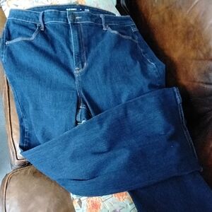 Old Navy Women's Dark Blue Flare Leg Jeans Sz 16 NWOT 0153